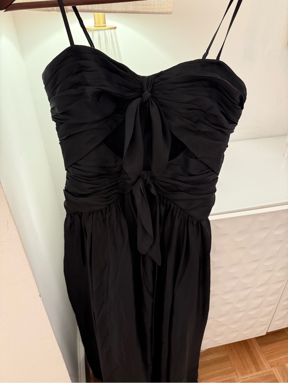 Zimmermann Black aster scarf midi dress - Picture 6 of 9